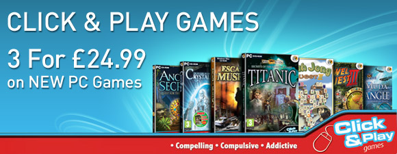 3 Click & Play Games for £24.99